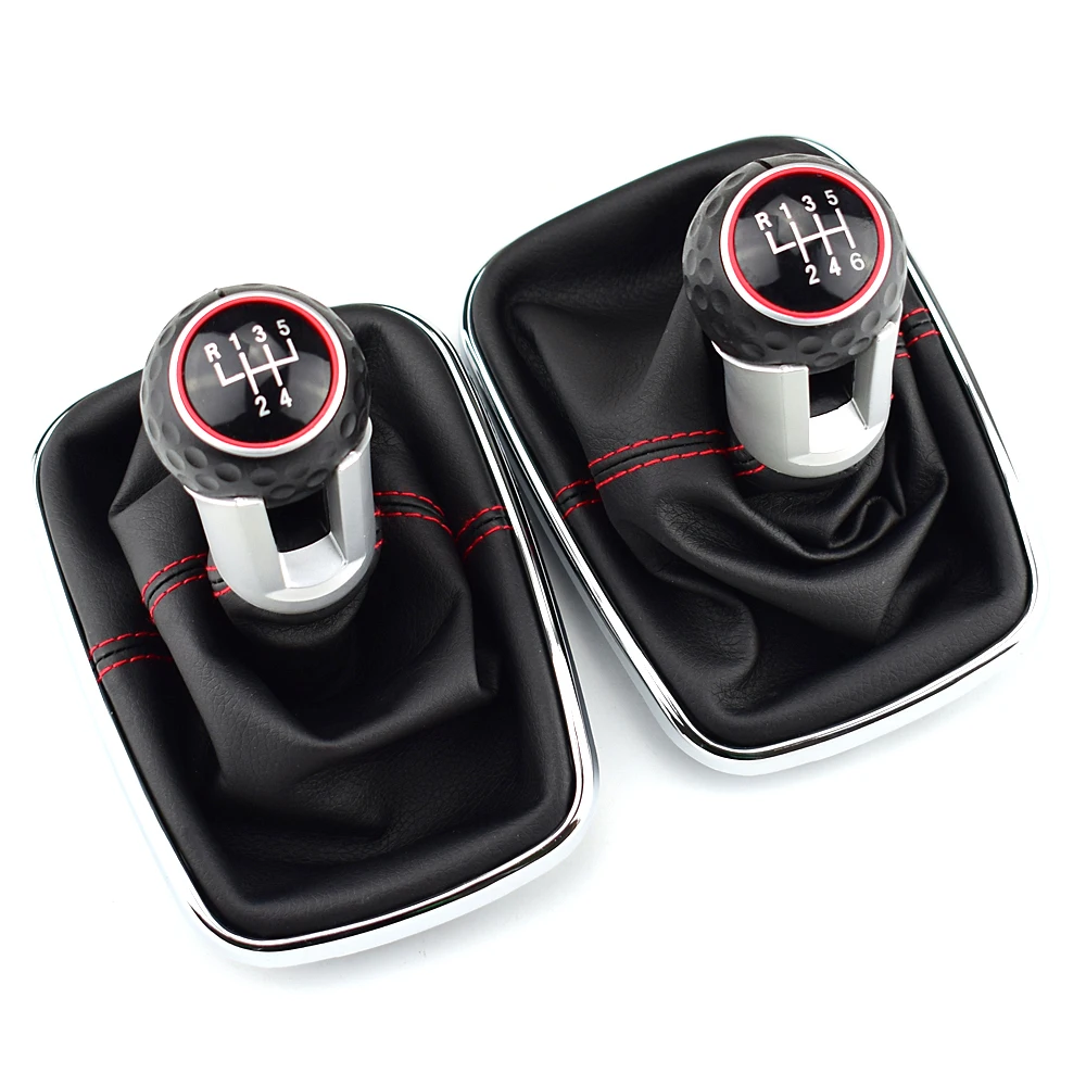 For Volkswagen VW 1999-2004 Golf 4 IV MK4 GTI R32 Bora Jetta MT 12mm 5 / 6 Speed Car Gear Shift Knob Lever Shifter Gaitor Boot