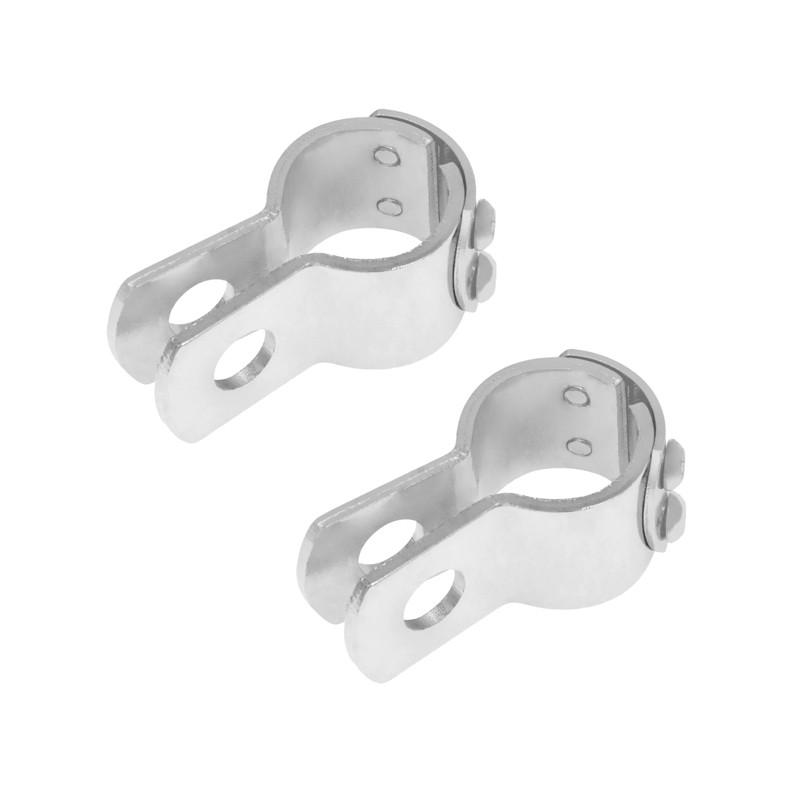 Motorcycle 32mm Engine Guard Crash Bar Footrest Foot Peg Clamps For Kawasaki For Harley Softail Dyna Touring Sportster XL 1200