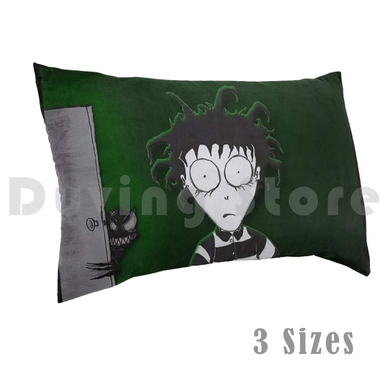 Don' ; T Panic! It' ; S Fine. You' ; Re Fine. Pillow Case Printed 35x50 Dont Panic Gothic Midnight