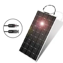 Flexible 12V 100W Solar Panel with USB Charger #6