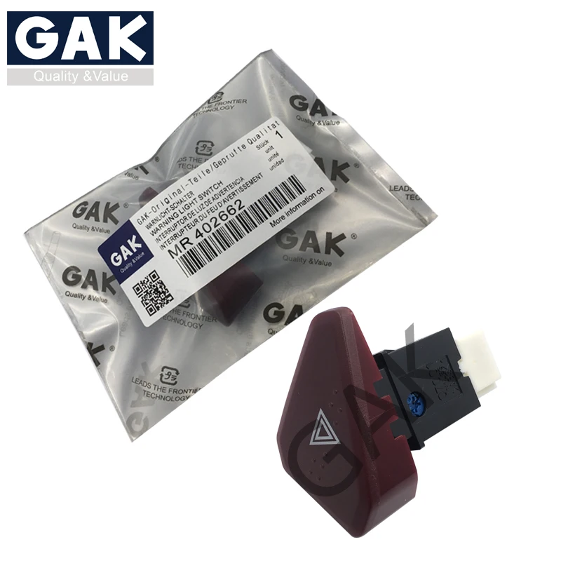 GAK Brand For Mitsubishi Pajero V63 V65 V73 V74 V75 V76 V77 V78 MR402662 MR330052 Hazard Warning Light Switch