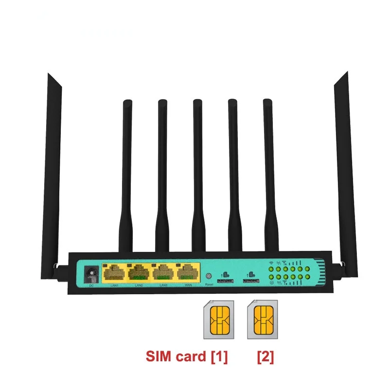 

3g 4g lte модем wi-fi роутер со слотом для двух сим карта 300 Мбит/с точка доступа большого радиуса действия vpn вай фай маршрутизатор для уличной автомобильной домашней промышленности точка доступа