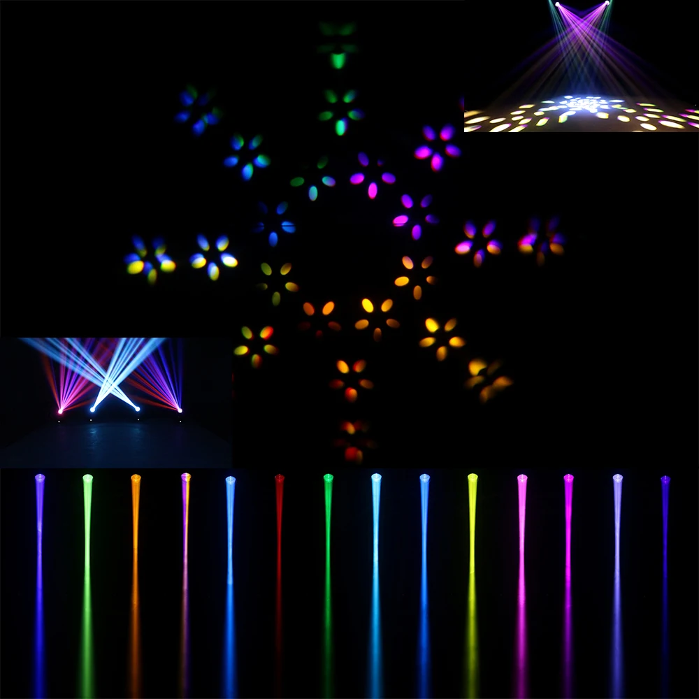 Imagem -06 - Shehds Iluminação de Cabeça Móvel com Feixe de 275w com Caixa de Vôo 16ch 14 Tipos de Efeito Colorido para dj Discoteca Bar Casamento