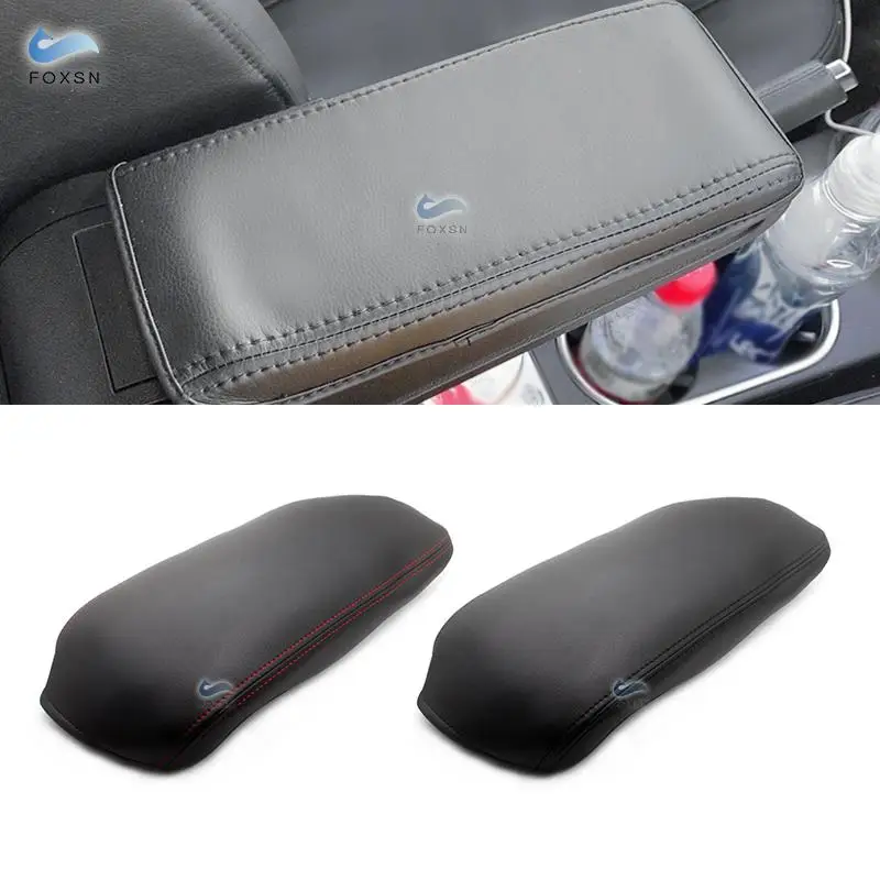 Elastic Band Type For VW Beetle 2013 2014 2015 2016 2017 2018 Car Microfiber Leather Center Control Lid Armrest Box Cover Trim