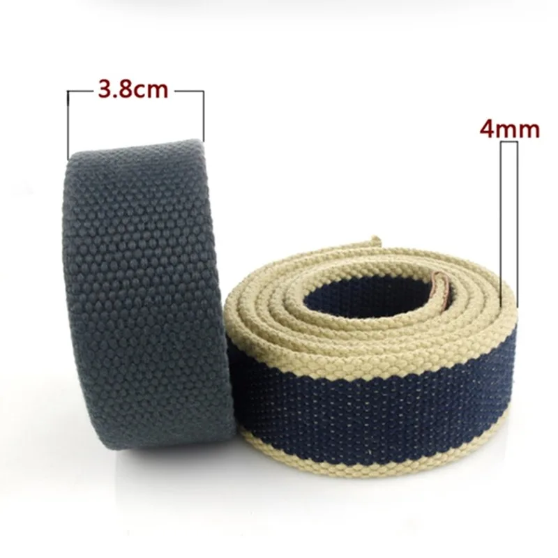 Hot Male Tactical Belt Top Quality 4mm Thick 3.8cm Wide Canvas Belt for Men Metal Automatic Buckle Extended 160cm Military Belts