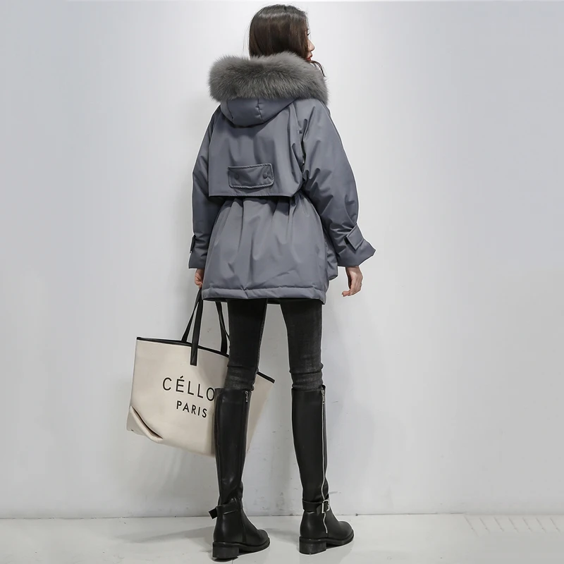 Women Down Jackets Coat Winter Fashion Baggy Thick Warm Bubble Oversized Puffer Ladies Coat Parker Cotton Padded Jackets Outwear