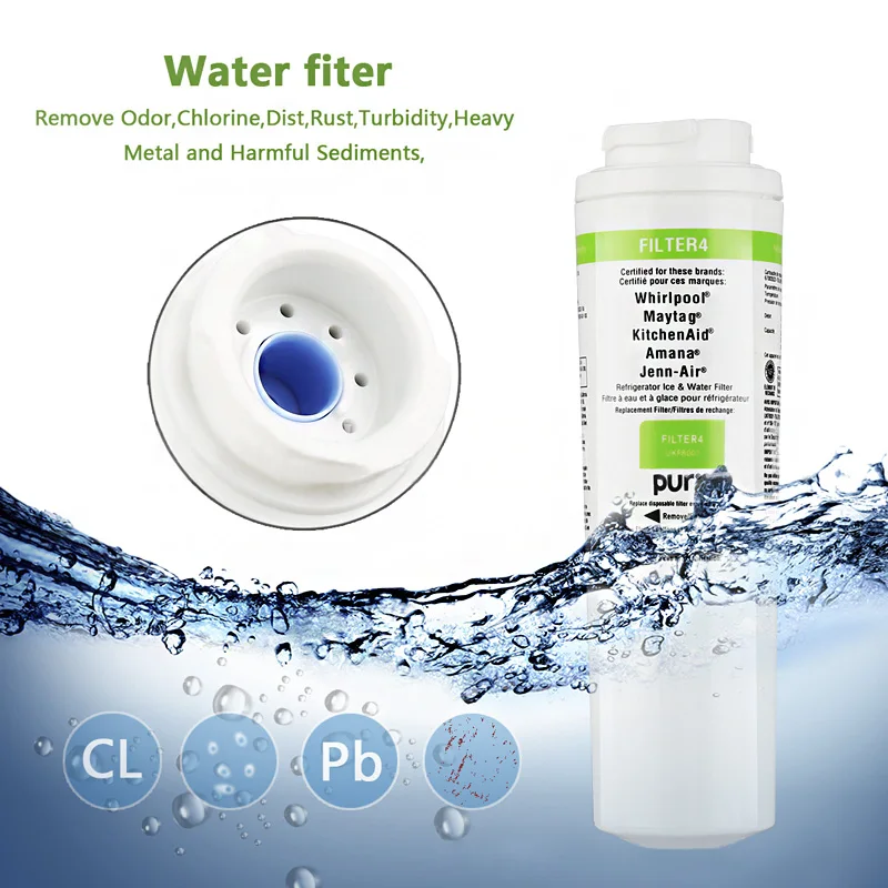 UKF8001 Water Filter, Replacement for Maytag UKF8001P, UKF8001AXX,  EDR4RXD1,  NSF 53 Certified to Reduce 99% Lead  Pack of 2