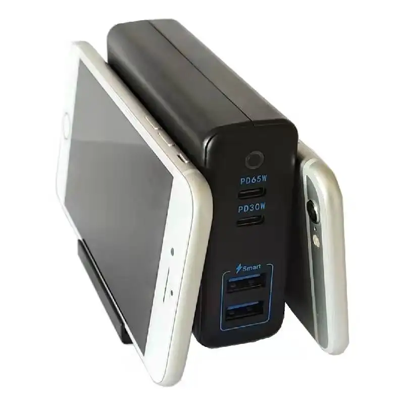 ILEPO Multi USB Handy-ladegerät Halter Organisation Ladestation Ladegerät Dock für iPhone Samsung iPad OPPO vivo HUAWEI Schwarz