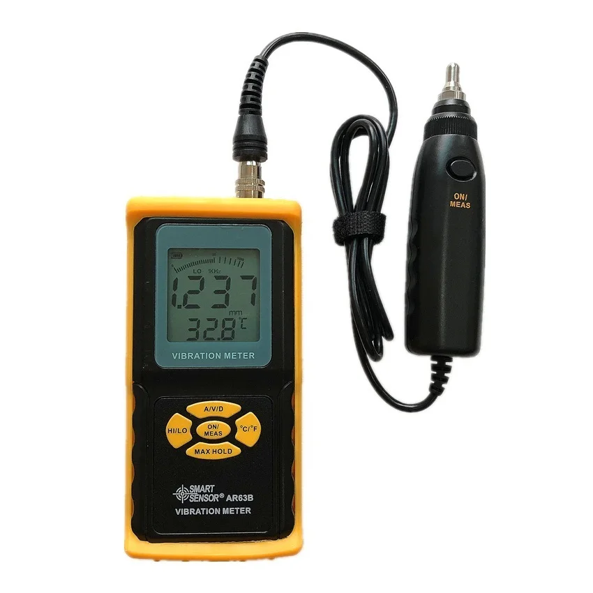 AR63B Smart Sensor Vibration Meter Digitale Präzision Tester Analyzer Vibrometer Geschwindigkeit Beschleunigung Verschiebung Messung