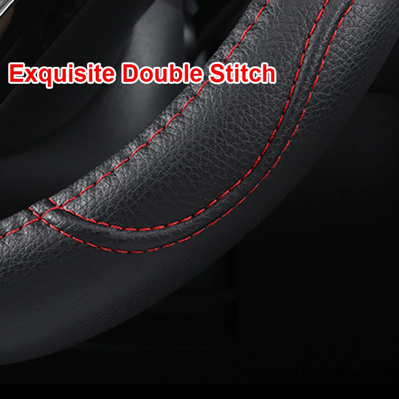 D Type Steering Wheel Cover For Citroen C3-XR New Elysee C4 Sega 2014 - 2021 Spacetourer Picasso DS3 DS5 C3 II III 2009 - 2021