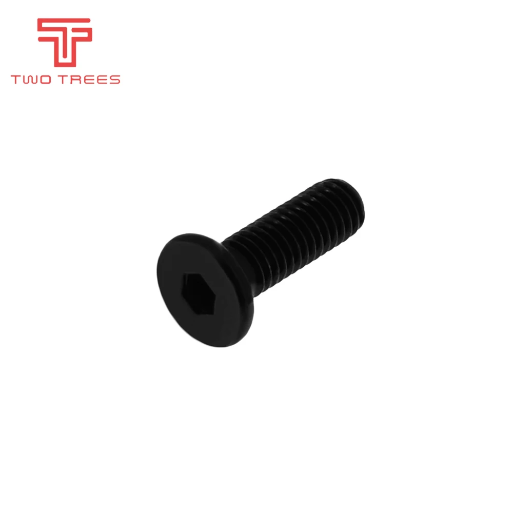 10pcs/lot 3D Printer Parts M5 Low Profile Screws M5*8/10/12/15/20/25/30mm black color M5 Low Profile Screws