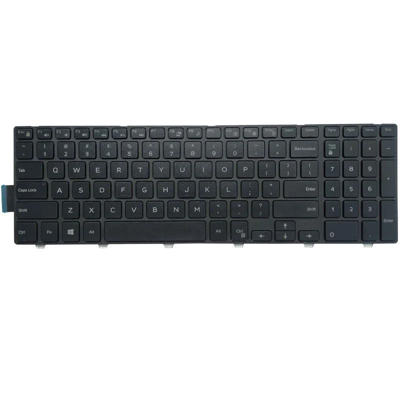 Kami Keyboard untuk Laptop DELL MP-13N73US-442 PK1313G1A09 NSK-LR0SC 1D SN8234 490.00H07.0L01 NSK-LR0SC 01 PK1313G1A00 Keyboard