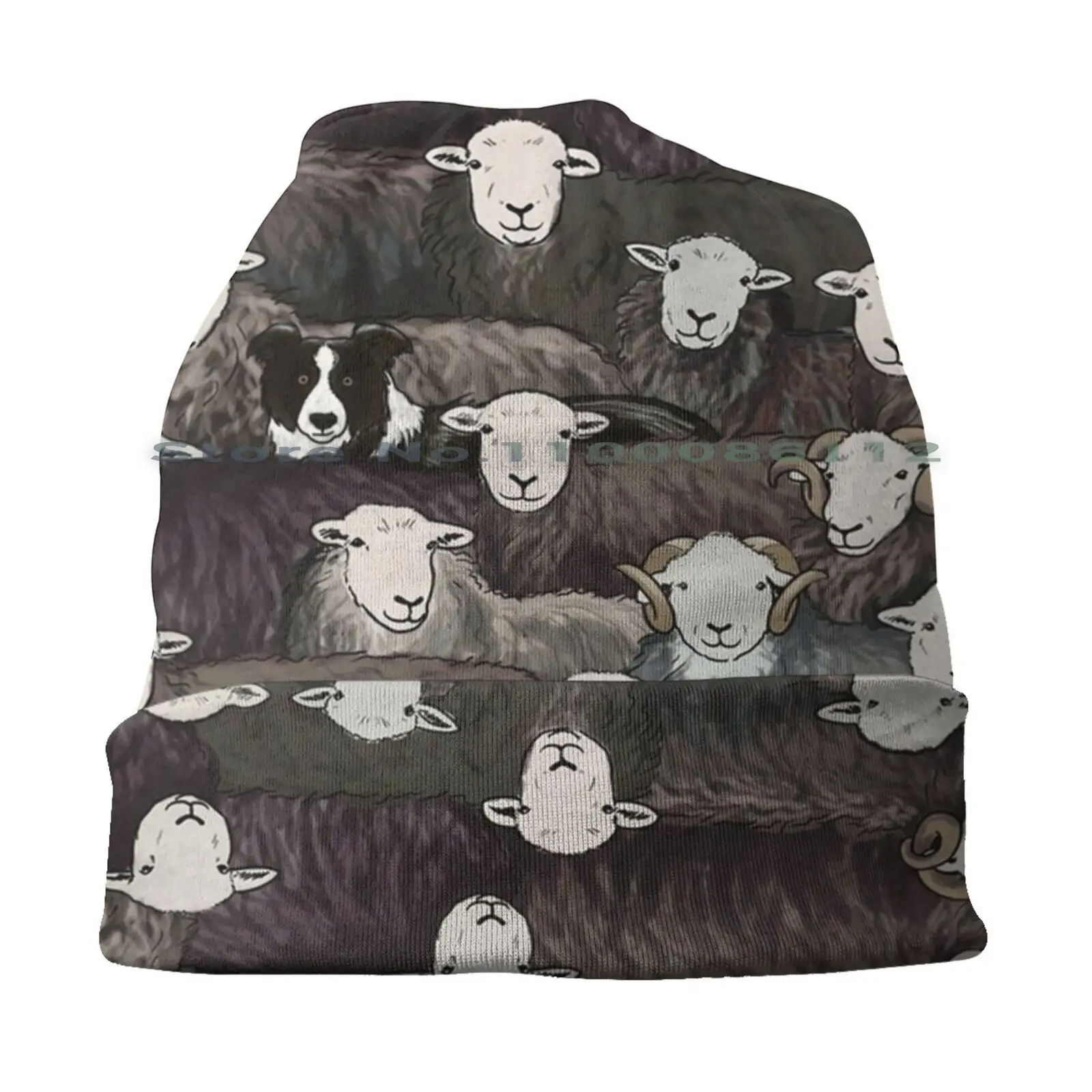 Herdwicks Bucket Hat Sun Cap Flock Sheepdog Herdwick Shepherd Herding Farm Animal Lake District Dales Hills Trials Pattern