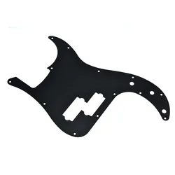 Dopro 13 Hole Modern-Style Metal Aluminium Anodized Precision Bass P Bass Pickguard Fits American Fender P Bass Silver