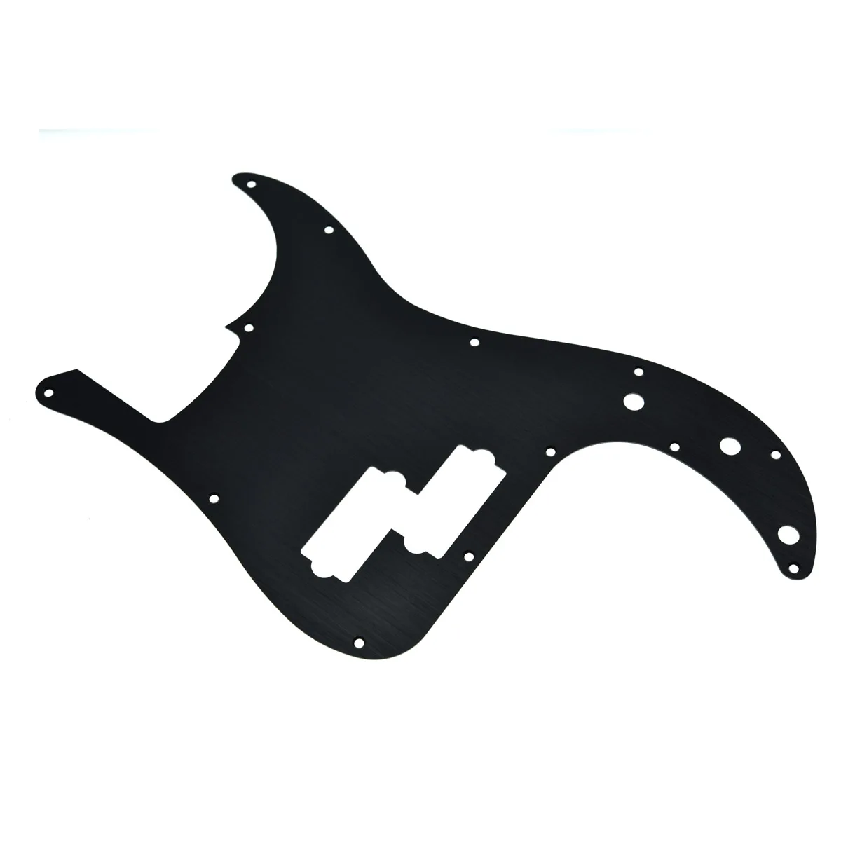 Dopro 13 Hole Modern-Style Metal Aluminium Anodized Precision Bass P Bass Pickguard Fits American Fender P Bass Silver