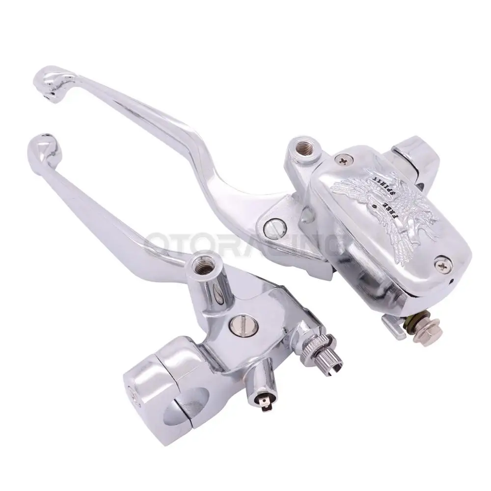 1\'\' Motorcycle Brake Clutch Master Cylinder Reservoir Levers For Yamaha V-Star 650 950 1100 1300 XVS650 XVS950 XVS1100 XVS1300