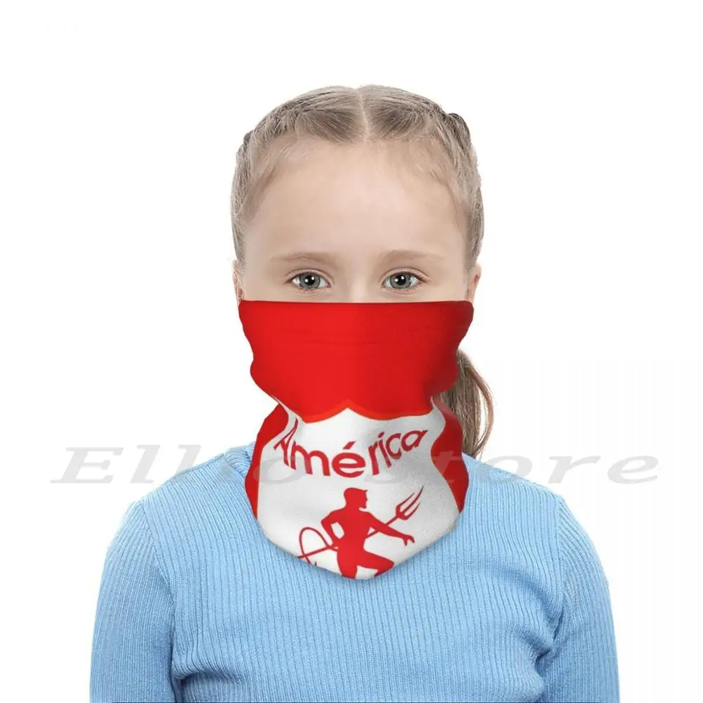 America De Cali Campeòn Del Campeonato Campeano 2019!!!!! Masker Syal DIY Anti Debu Anak-anak Dewasa América De Cali La Mechita