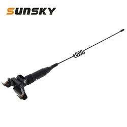 Universal Car Aerial Decoration Extensile Aerial Clip Side Car Modified To Remove Static Electricity Aerial, Length: 43cm
