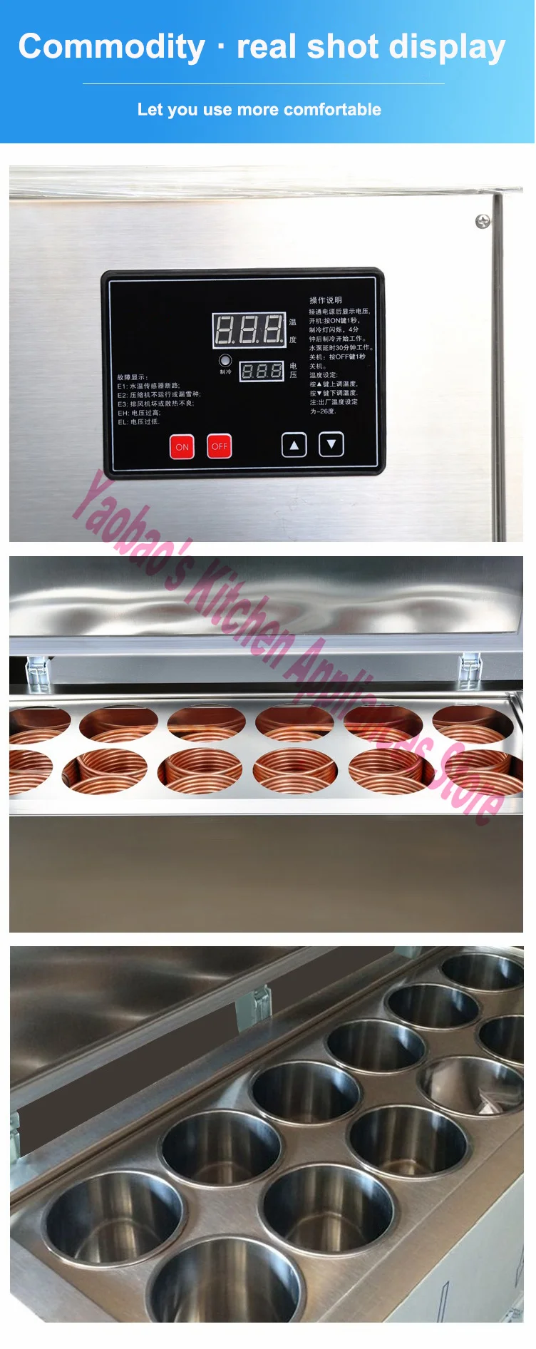 2000 ワット商業アイスレンガマシン大容量製氷機電気スノーアイスメーカー 12 アイスバケツ