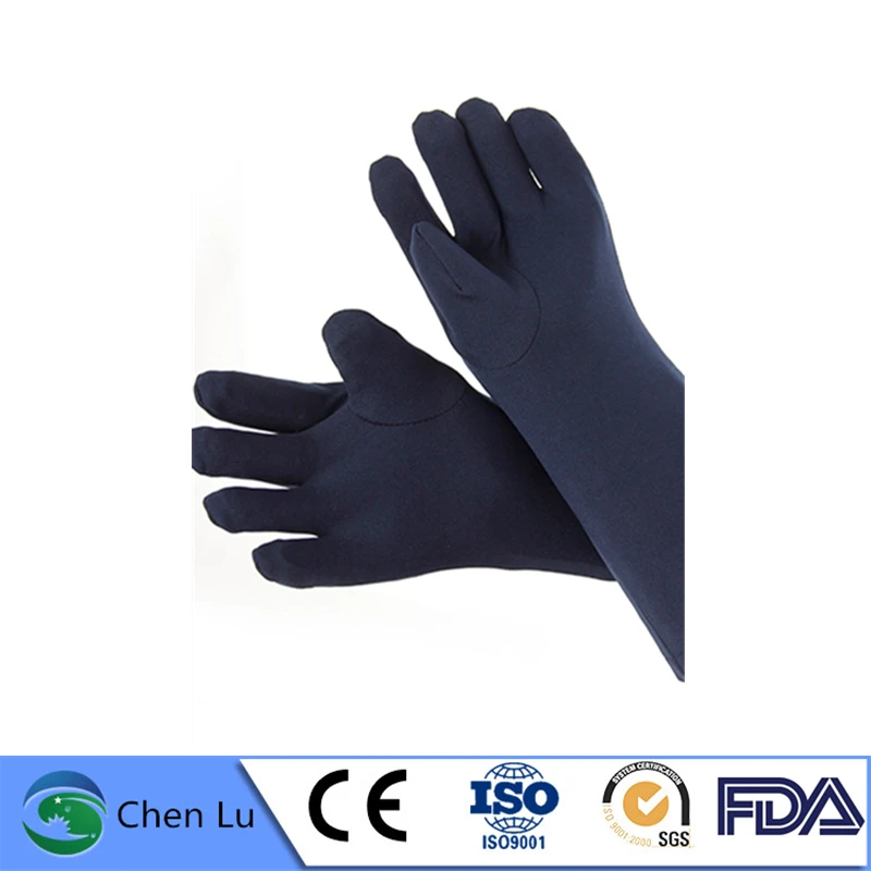 Recommend x-ray gamma ray protective high quality lead gloves Nuclear radiation protection 0.5mmpb lead rubber gloves