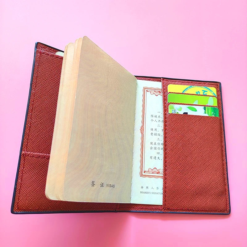 PU Leather Travel Passport Cover Girls Boys Multifunction Credit Card Organizer Case Men Women Passport Holder