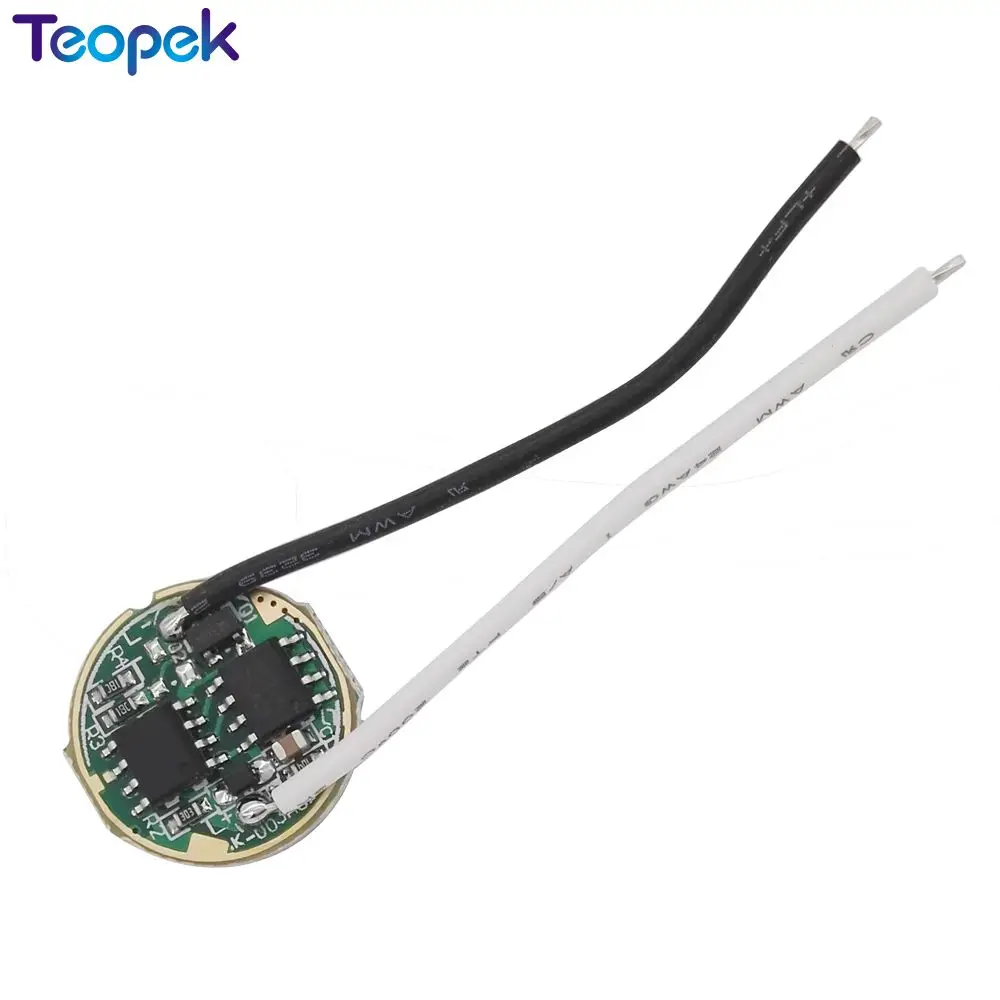 2 set  XML2 LED Cool White Color 10W LED Emitter Chip 16mm/20mm PCB +DC3.7V 2.5A LED Driver for XM-L2 Flashlight