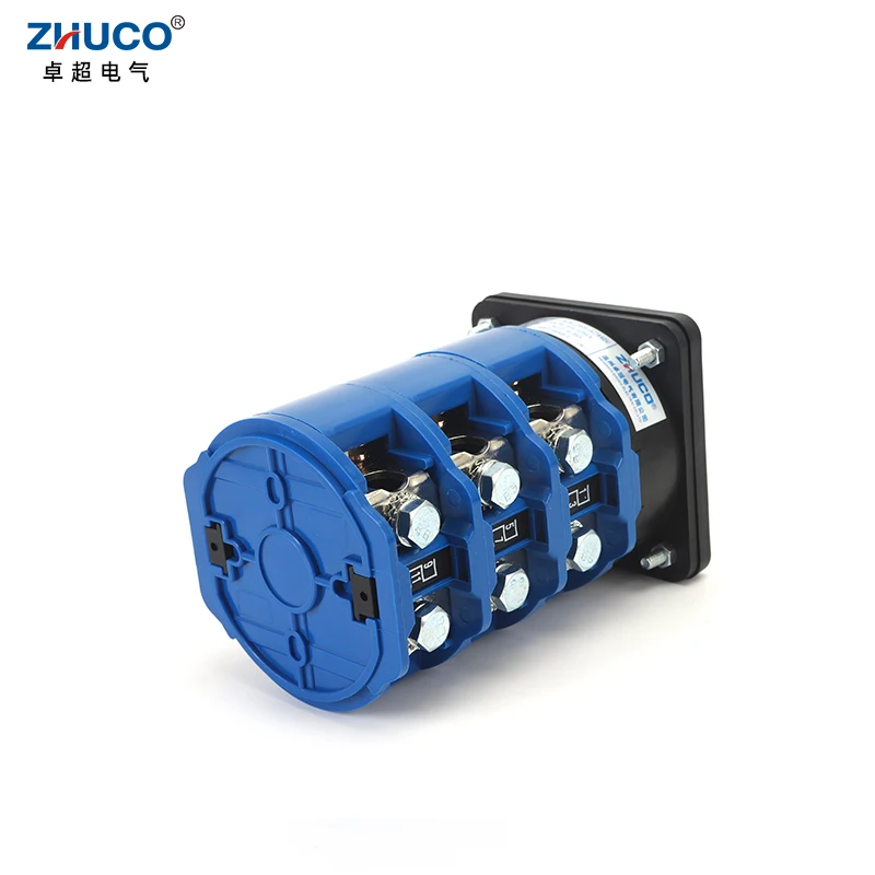 ZHUCO SZW26/LW26-160 160A 240V 3 Position On-Off-On 1 2 3 4 phase Universal Changeover Cam Switch  D101.1 D202.2 D303.3 D404.4