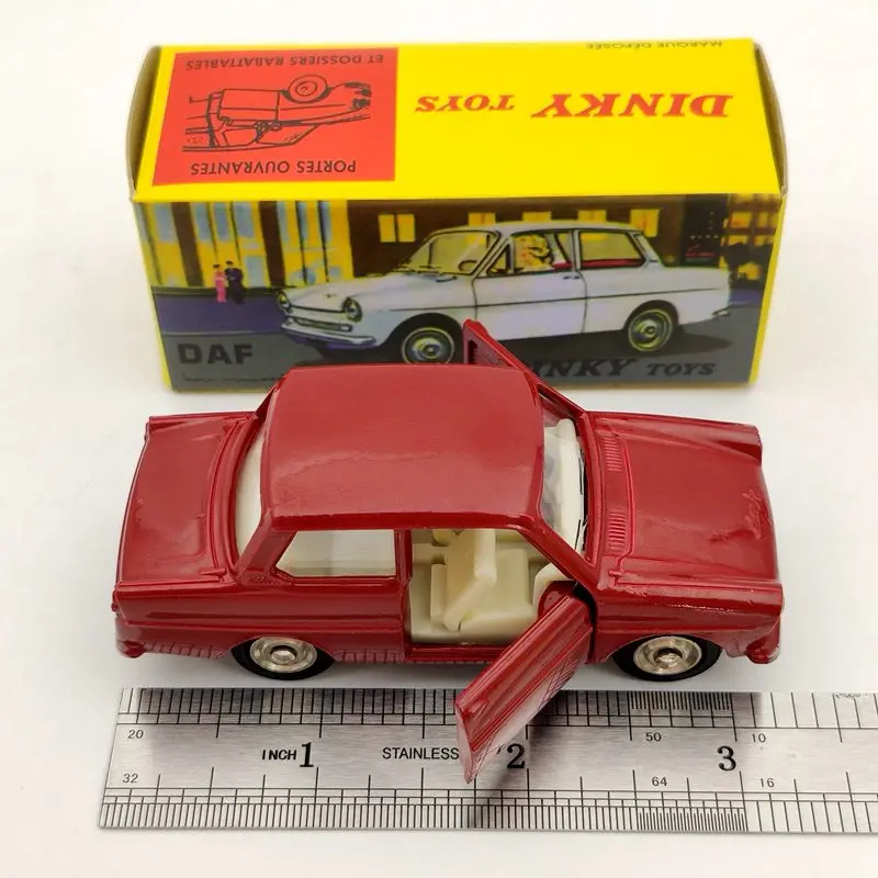 DINKY-Collection de jouets rouges moulés sous pression, Atlas, modèles DAF, 1:43, 508