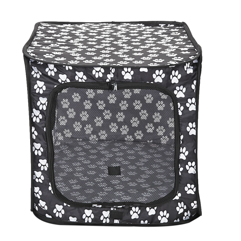 Zomer Ademend Huisdier Tent Hek Opvouwbare Kat Hond Reizen Kooi Puppy Huisdier Kooi Kennel Honden Huis Rechthoekige Voetafdrukken 87cm