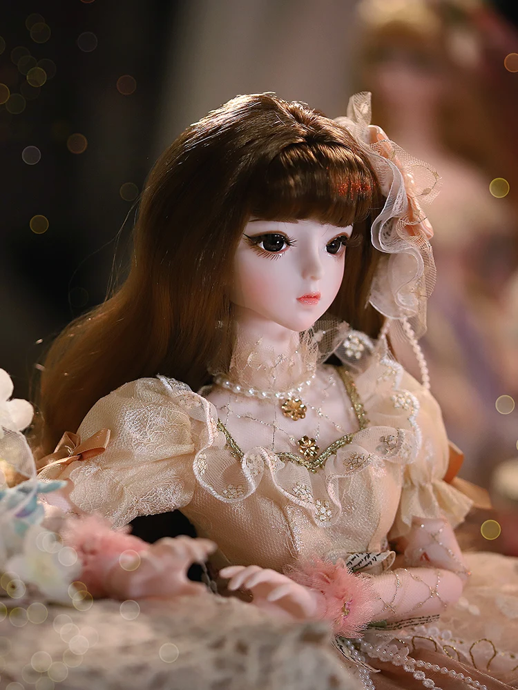 DBS 1/3 BJD lalki 62cm Anna i Miki wspólne body high-end na zamówienie makijaż twarzy prezent SD z odzież i obuwie