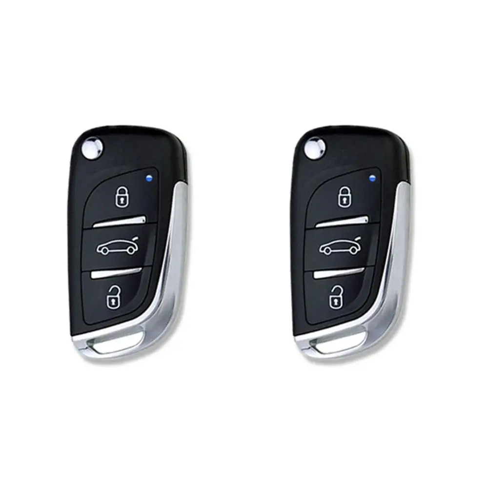 Universal Auto Auto Keyless Entry System Button Start Stop LED Schlüsselanhänger Zentrale Kit Türschloss mit Fernbedienung