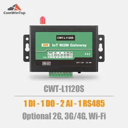 CWT-L1120S-módem Rtu, puerta de enlace Iot, 1Di, 1Do, 2Ai, RS485, Modbus, Gprs, 3G, 4G, Wifi