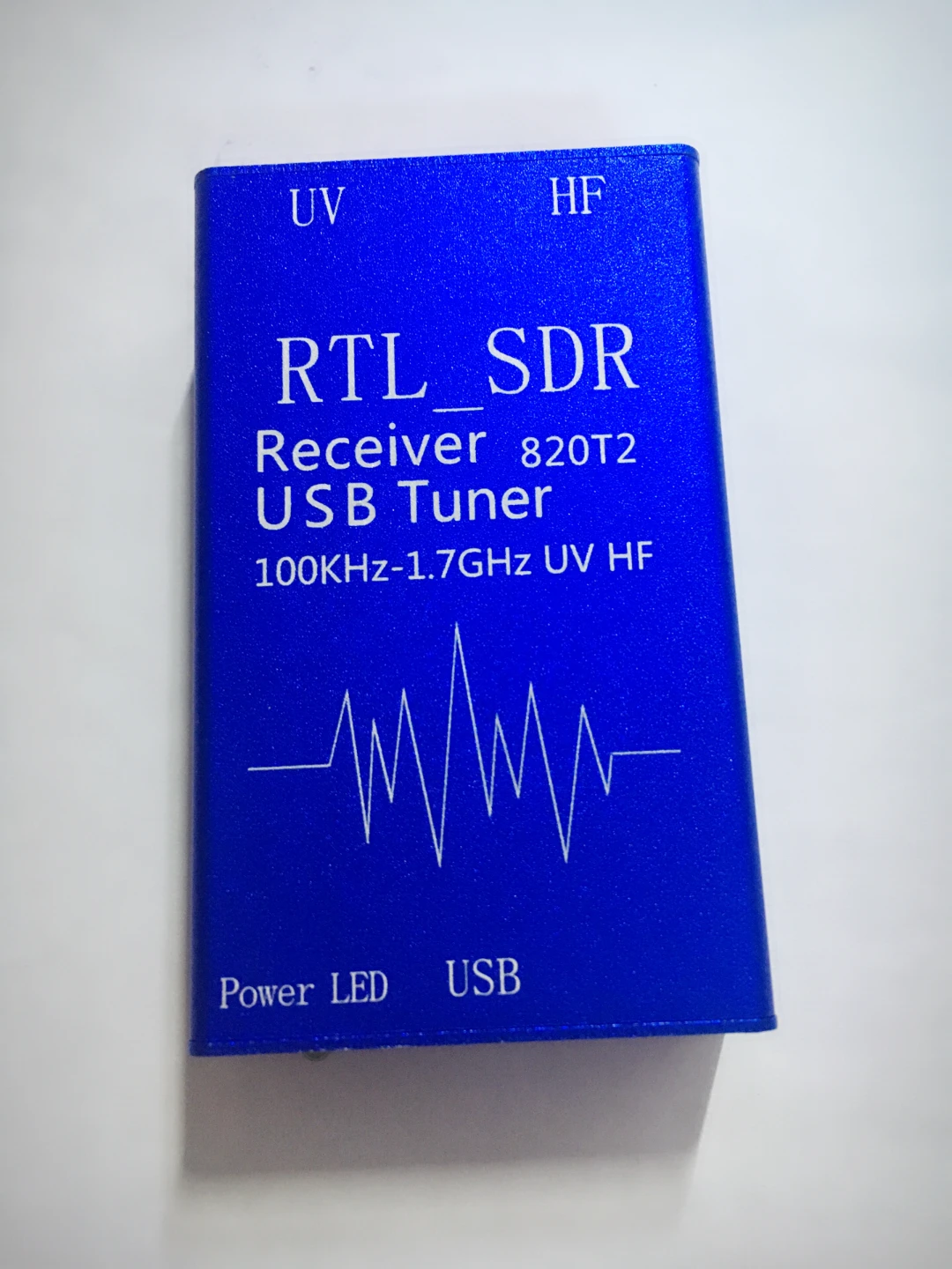 RTL2832U+R820T2 100KHz-1.7GHz UHF VHF HF RTL.SDR USB Tuner Receiver AM FM Radio