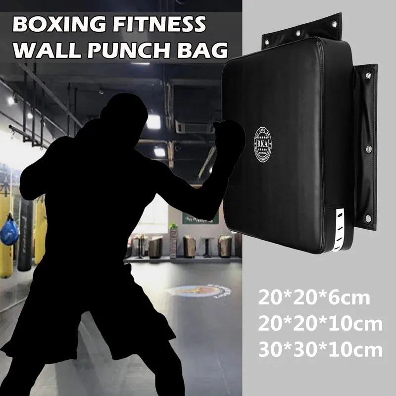 PU Leather Target Pad Wall Punch Boxing Bags Boxing Fight Sanda Taekowndo Training Bag Sandbag Indoor Sports Equipment