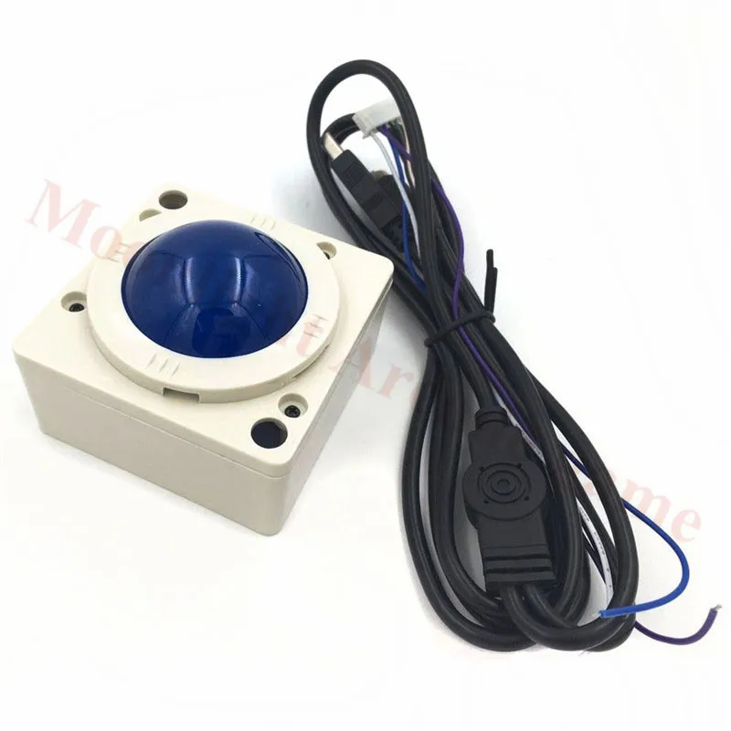 

Arcade LED Trackball 2 inch 4.5cm Diameter Round Connector PC Tracking ball mouse design for Classical Game 60 in 1 PCB board