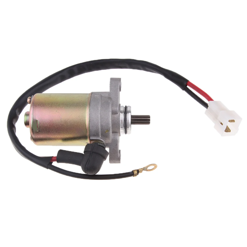 Starter Motor For 50cc 2-stroke Minarelli 1PE40QMB Jog Engines. 9-SPLINES