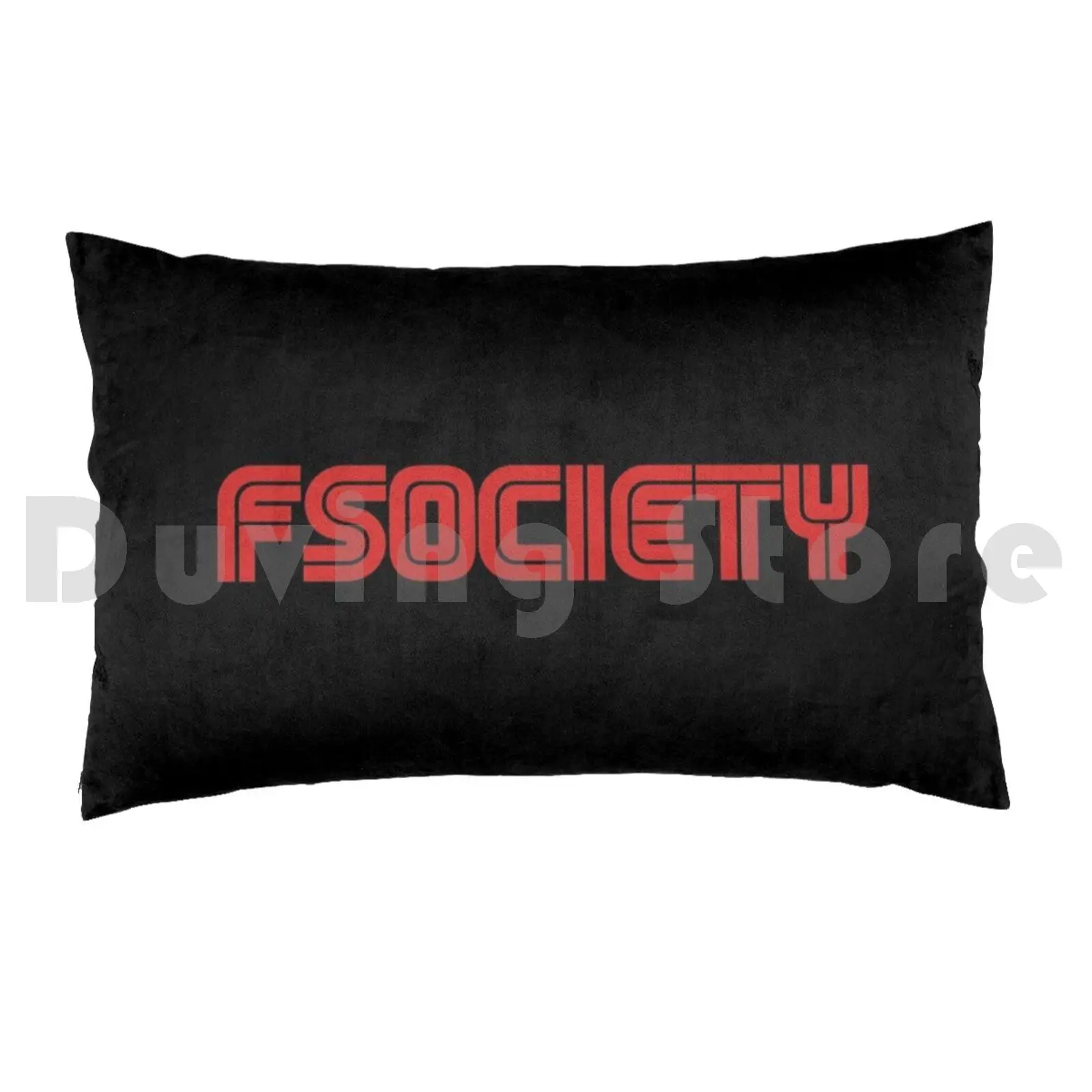 Fsociety-Red Edition Pillow Case Printed 50x75 Mr Robot Mr Robot Fsociety Society Rami Malek Rami Malek