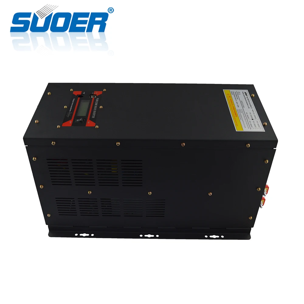 Suoer 24V 220V 5000 watt pure sine wave solar power inverter