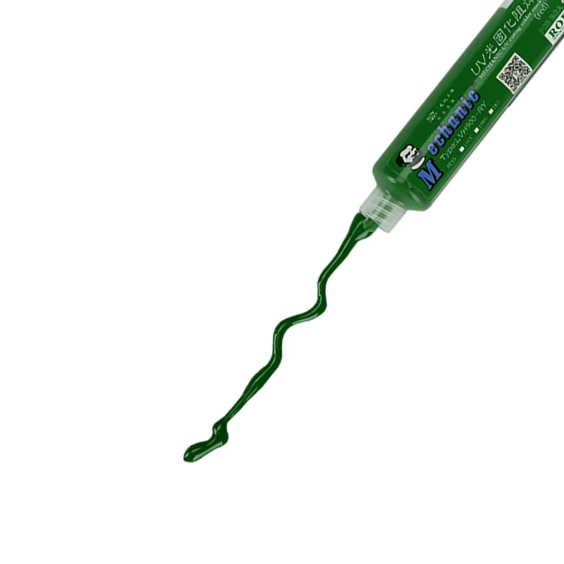 MECHANIC UV Light Curing BGA PCB Solder Mask Ink Green Welding Oil Paint Prevent Corrosive Arcing