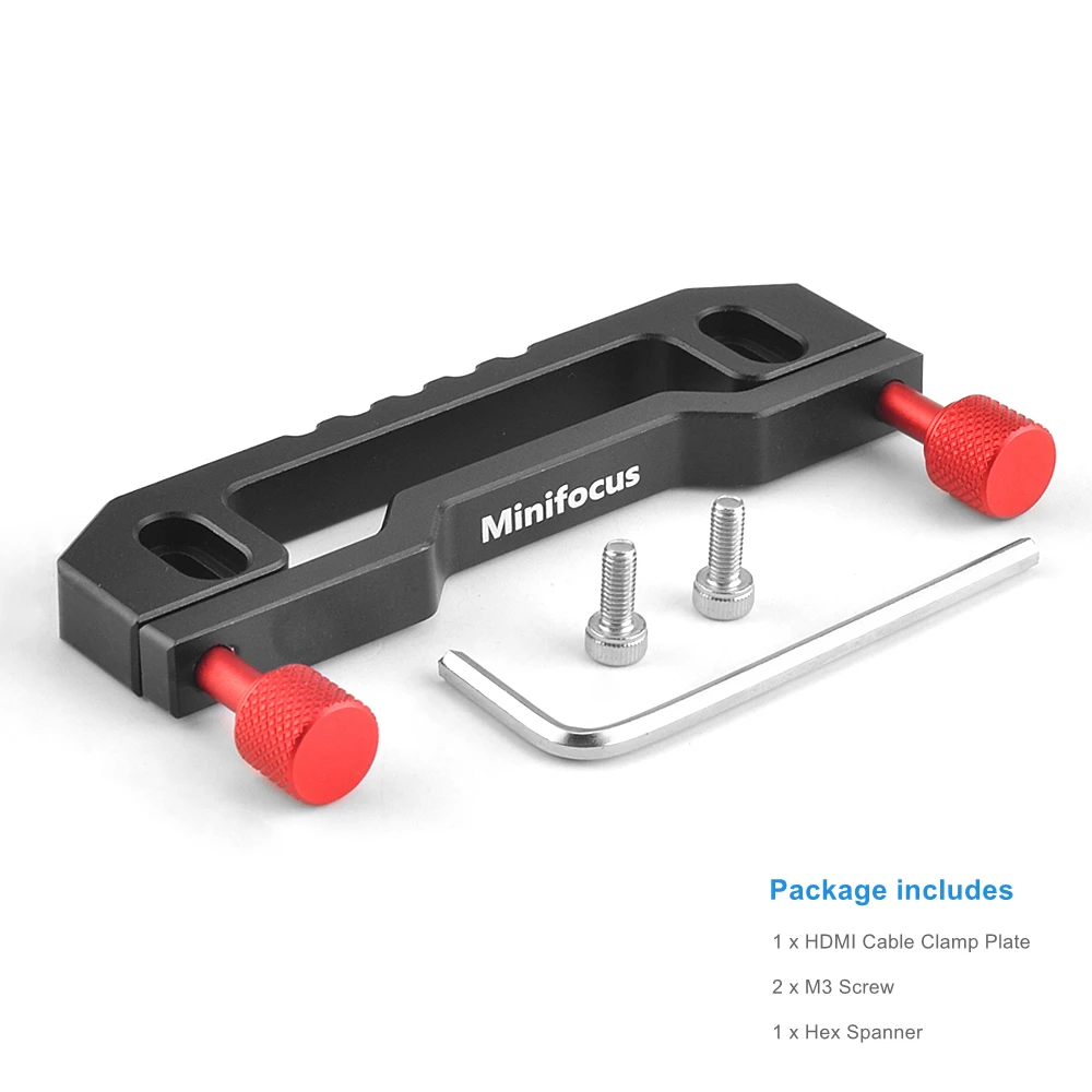 Minifocus Cable Clamp Mounting Plate for Atomos Ninja V Monitor Cable Fixed Clip Adapter HDMI-compatible