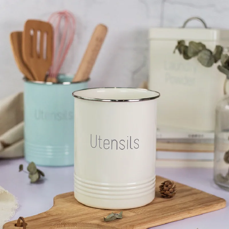 Storage Bucket Kitchen Tools Knife Cross Shovel Tableware Baking Antirust Preservative Home Accessories NEW Hot Lovely Creative