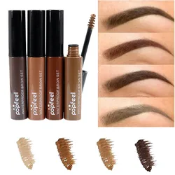 Long-lasting 4 Colors Eyes Paint Brows Tint Henna Brown Waterproof Eyebrow Enhancer Mascara Makeup