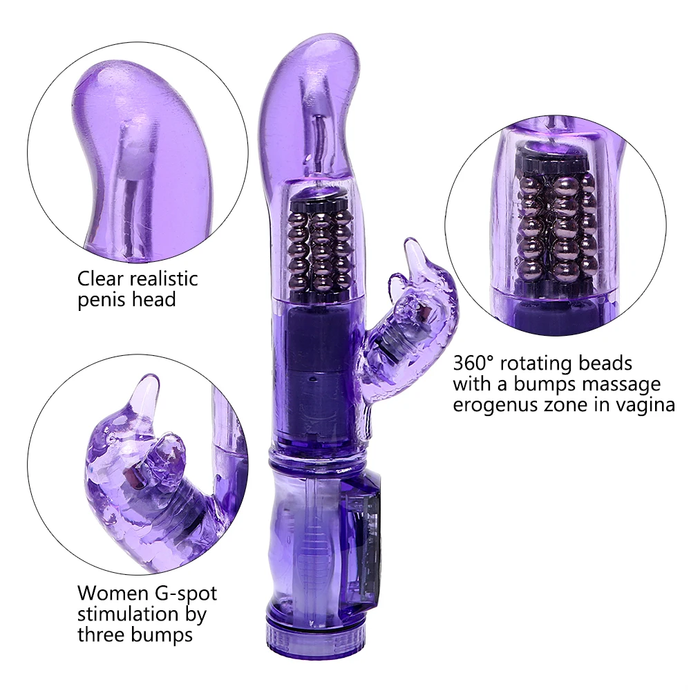 IKOKY Dolphin Dildo Vibrator G-Spot Massager Clitoris Stimulator Multi-Speed Dual Vibration Adult Sex Toys for Women