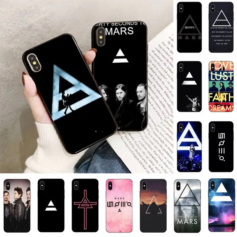 30 Second To Mars 30STM Phone Cover for iphone 13 11 8 7 6 6S Plus 7 plus 8 plus X XS MAX 5 5S XR 12 11 Pro max se 2020 Case