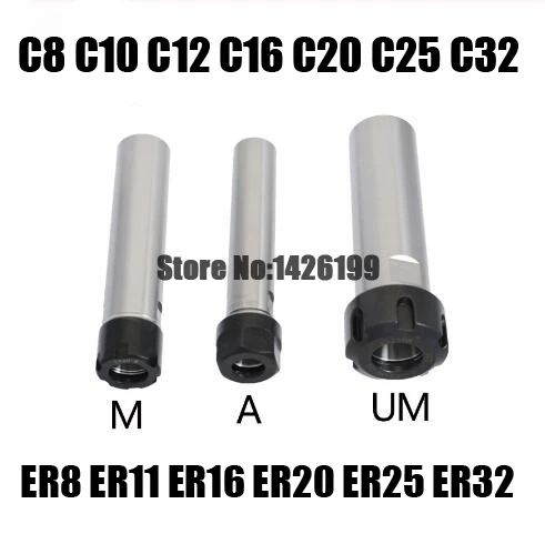 C8 C10 C12 C16 C20 C25 C32 ER8 ER11 ER16 ER20 ER25 ER32 60L 100L 150L Collet Chuck Houder CNC frezen Verlengen Tool carrier