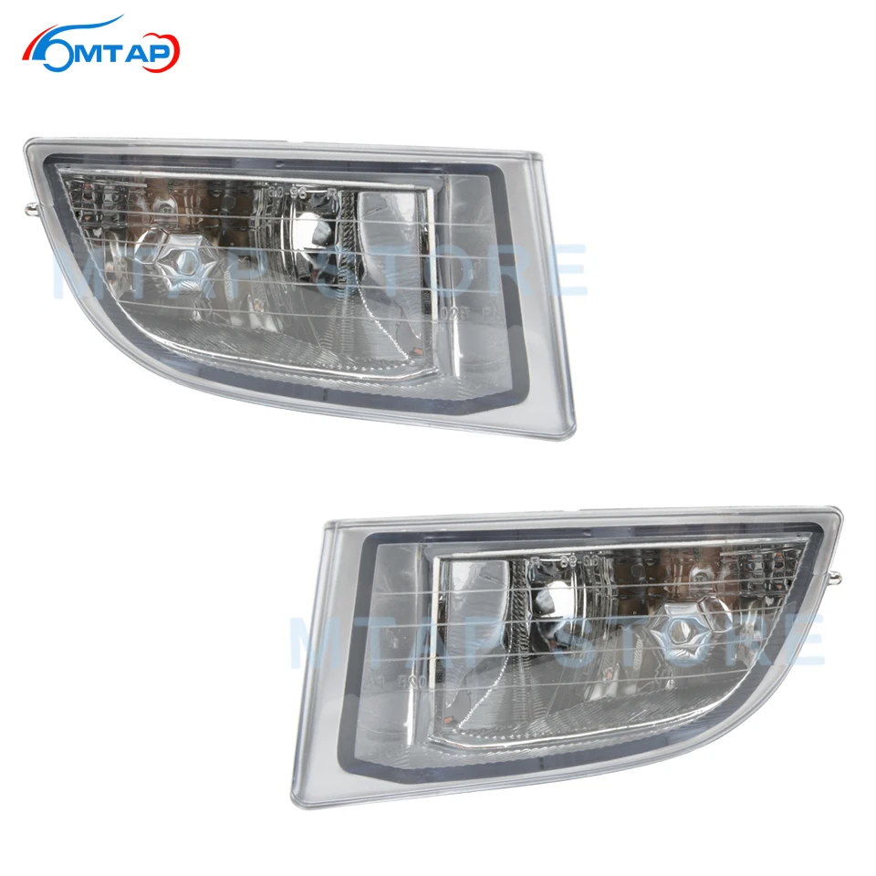 MTAP Front Bumper Fog Light Reflector Lamp Foglight For TOYOTA LAND CRUISER PRADO 120 Series 2700 4000 LC120 2002-2009 Foglamp