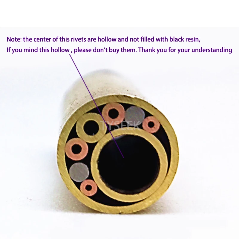 21 Kinds Design 8mm Mosaic Pin Rivets for Knife Handle Screw Decorate Exquisite Style Length 9cm