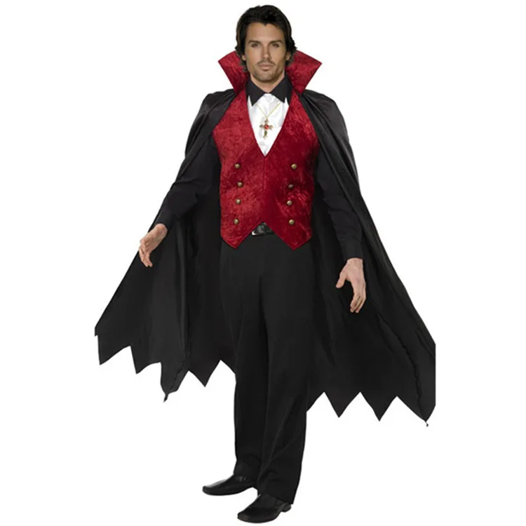

Halloween cosplay costume male vampire earl costume fancy dress ball stage performance costume devil costume