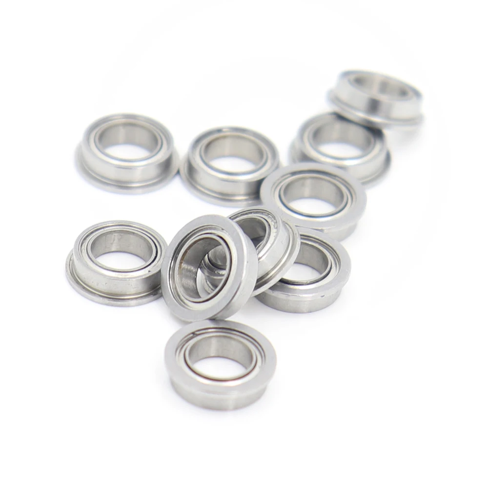 FR188ZZ Flange Bearing 6.35*12.7*4.762 mm ABEC-1 ( 10 PCS ) Inch Flanged FR188 Z ZZ Ball Bearings R188ZZ