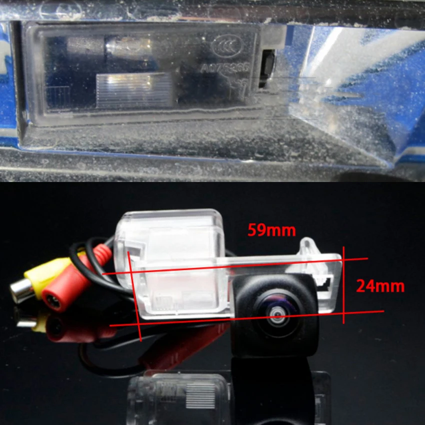 Backup Rear View camera Night Vision High quality RCA Parking camera license plate camera For Ford Mondeo 2013 2014 2015